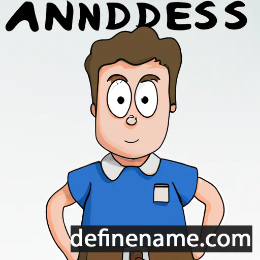 cartoon of the name Andries