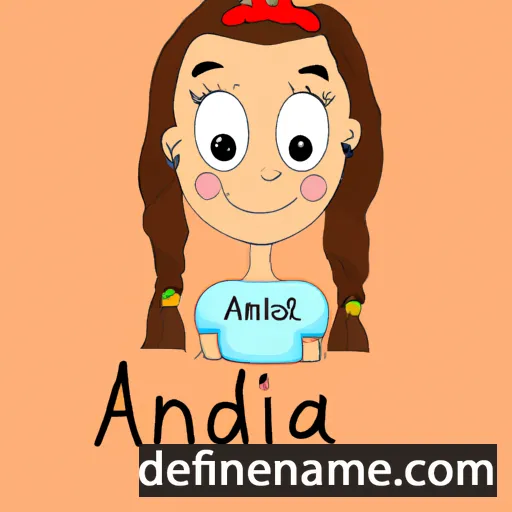 cartoon of the name Andrijana