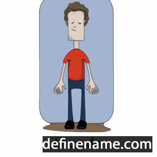 cartoon of the name Andrius