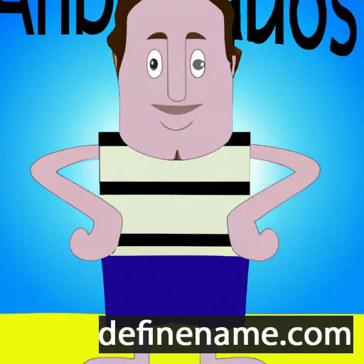 cartoon of the name Andronikos