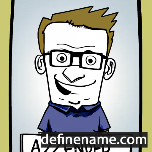 cartoon of the name Andrzej