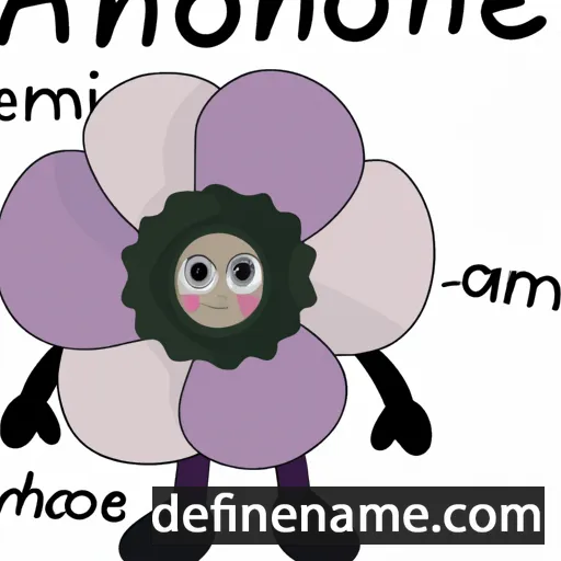 cartoon of the name Anemone