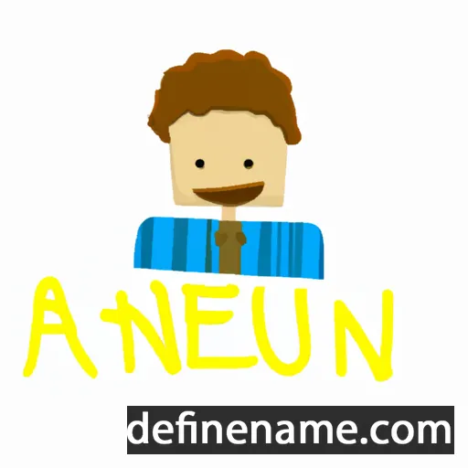 cartoon of the name Aneurin