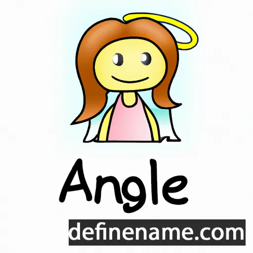 cartoon of the name Ange