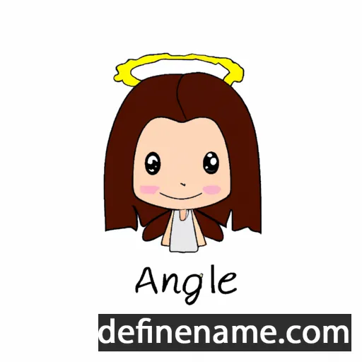 cartoon of the name Angèle