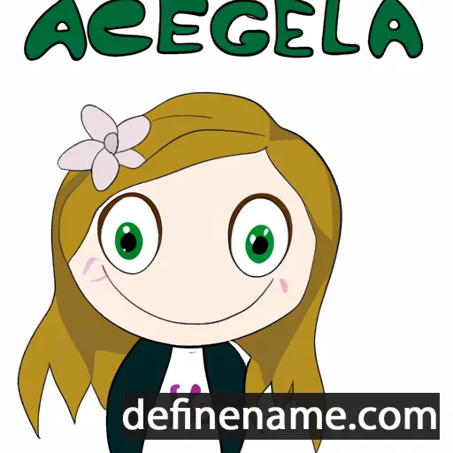 cartoon of the name Angelica