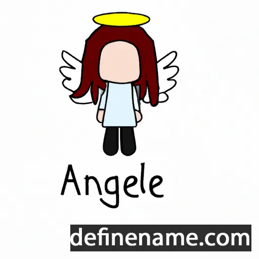 cartoon of the name Angelien