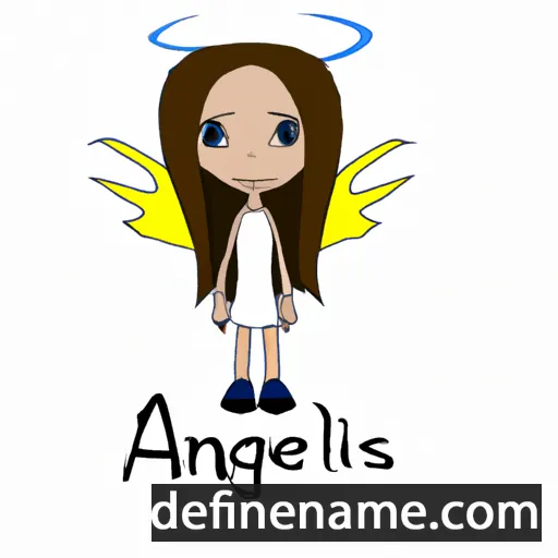 cartoon of the name Angeliki