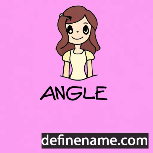 cartoon of the name Angeline