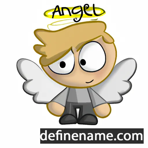 cartoon of the name Anghel