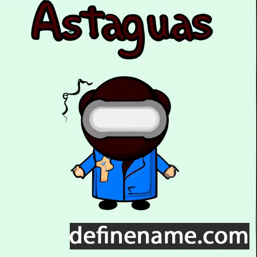 cartoon of the name Angustias