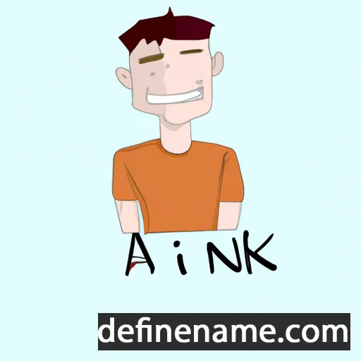 cartoon of the name Anik