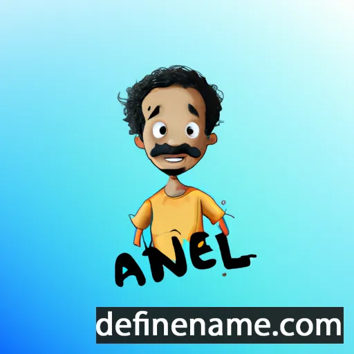 cartoon of the name Anil