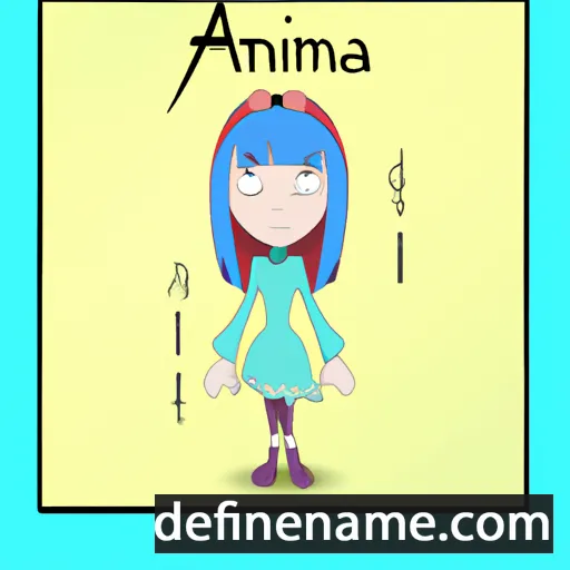 cartoon of the name Anima