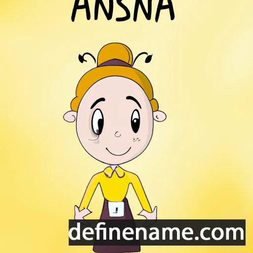 cartoon of the name Anișoara