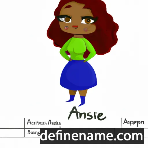 cartoon of the name Anise