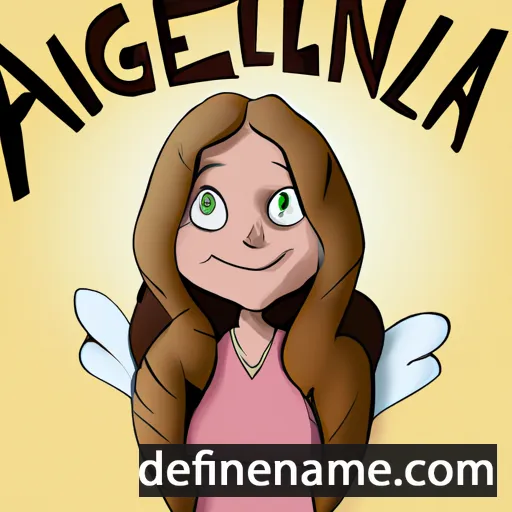 cartoon of the name Anjelika