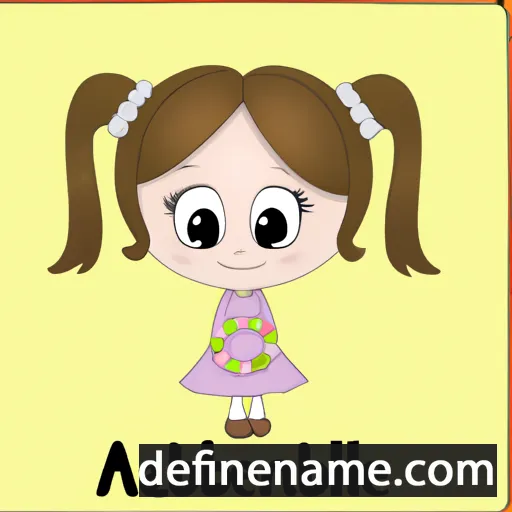 cartoon of the name Annabelle