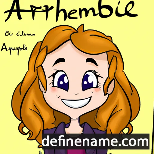 cartoon of the name Annabeth