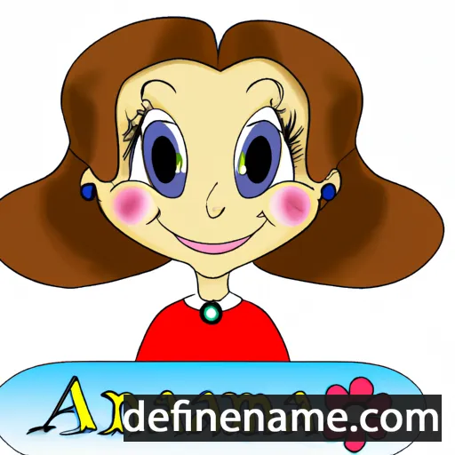 cartoon of the name Annamaria