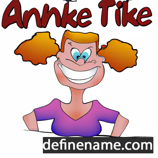 cartoon of the name Anneke