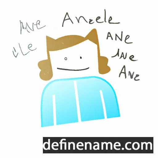 cartoon of the name Annelien