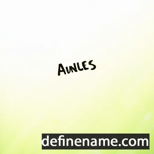 cartoon of the name Annelise