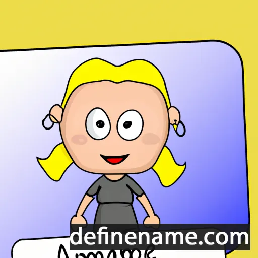 cartoon of the name Annemarie