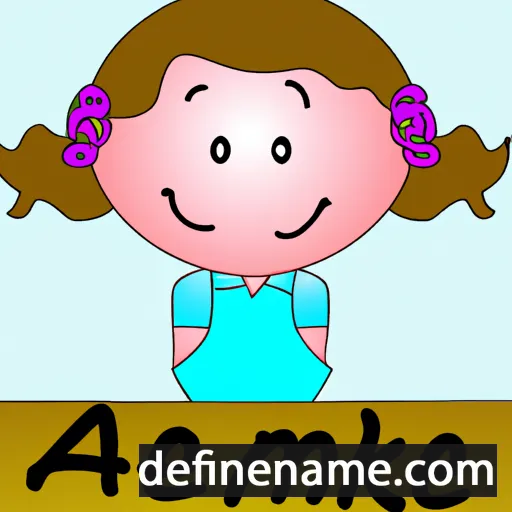 cartoon of the name Annemiek