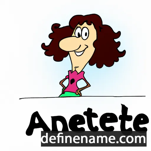 cartoon of the name Annette