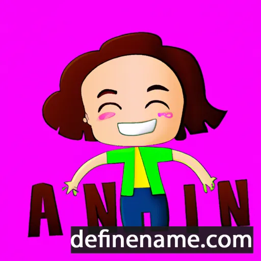 cartoon of the name Anni