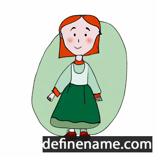 cartoon of the name Anniina