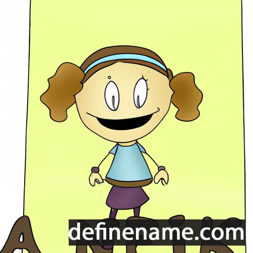 cartoon of the name Anniken