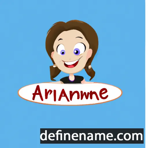 cartoon of the name Annmarie