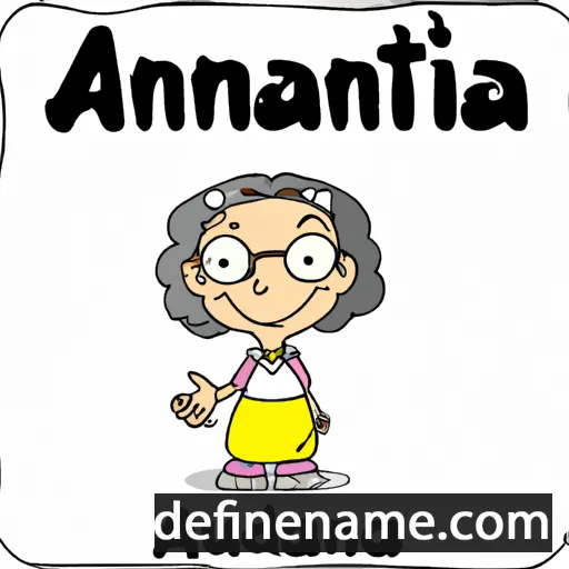 cartoon of the name Annunciata