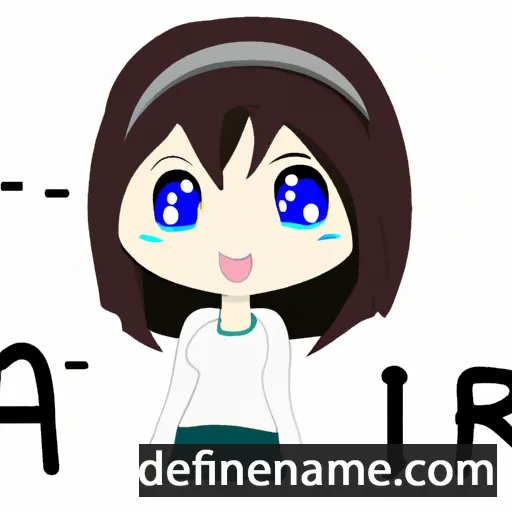 cartoon of the name Anri