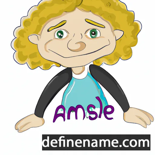 cartoon of the name Anselma