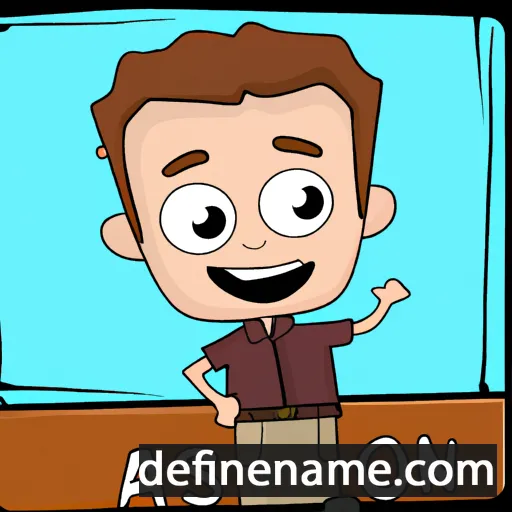 cartoon of the name Anson