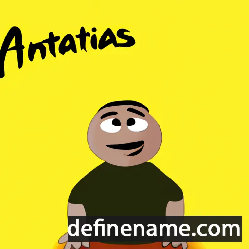 cartoon of the name Antanas