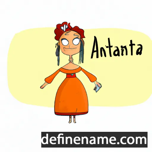 cartoon of the name Antanina