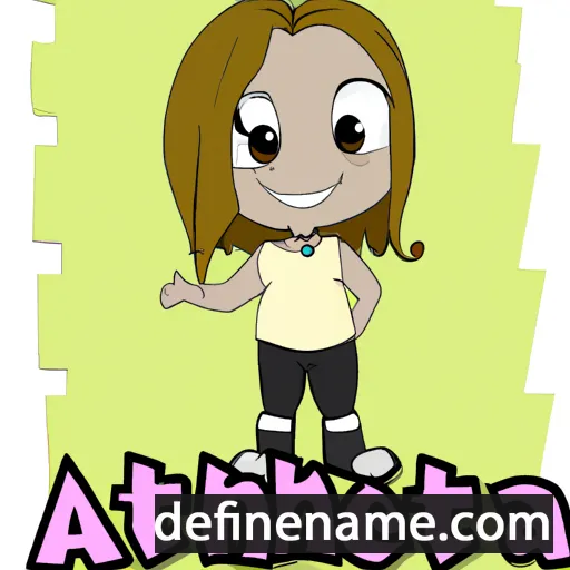 cartoon of the name Anthea