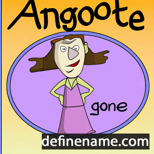 cartoon of the name Antigone