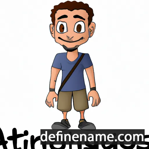 cartoon of the name Antigonos