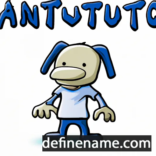 cartoon of the name Antiogu