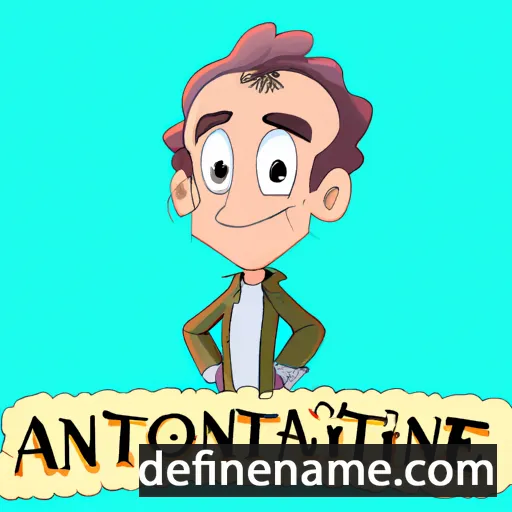 cartoon of the name Antoine