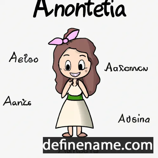 cartoon of the name Antonietta