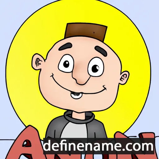 cartoon of the name Antonij