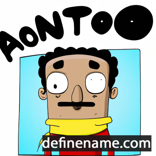 cartoon of the name Antono