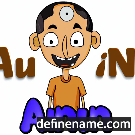 cartoon of the name Anu