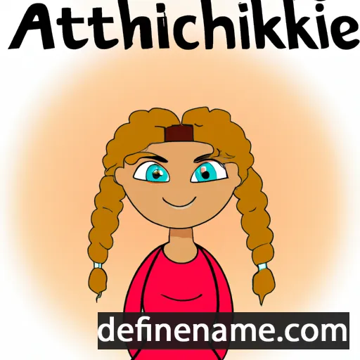 cartoon of the name Anzhelika